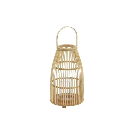 Поставка за свещ DKD Home Decor Кристал Бамбук (25 x 25 x