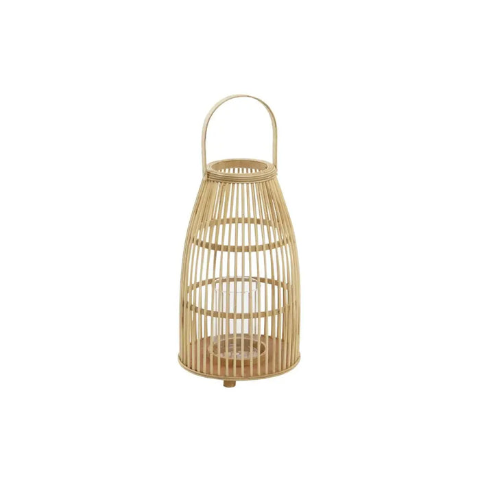 Поставка за свещ DKD Home Decor Кристал Бамбук (25 x 25 x
