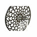 Поставка за свещ DKD Home Decor Кристал Черен Метал Дървен