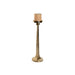 Поставка за свещ Home ESPRIT Златен Алуминий 18,5 X 18,5 X
