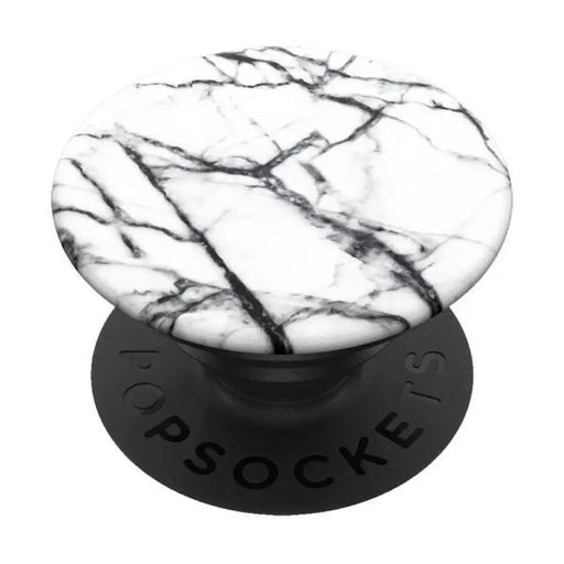 Поставка за телефон Popsockets 2 Dove Бял мрамор и стойка