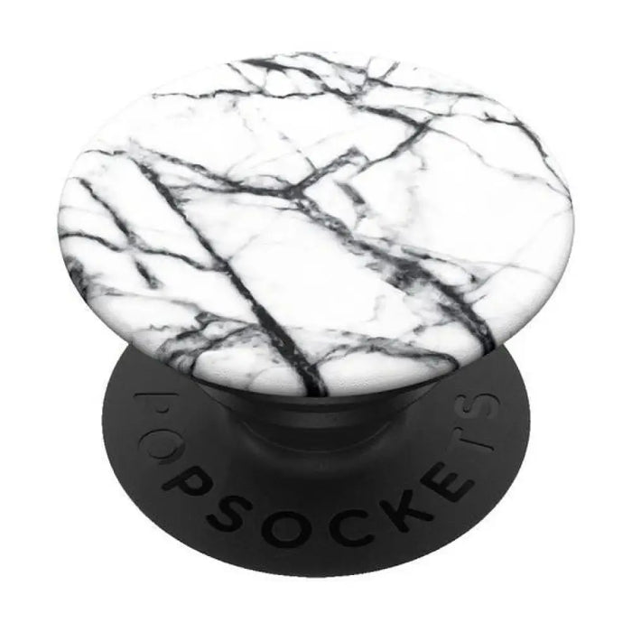 Поставка за телефон Popsockets 2 Dove Бял мрамор и стойка