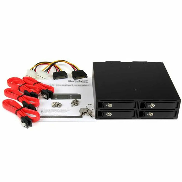Поставка Startech SATSASBP425 Черен преносим 2,5’’