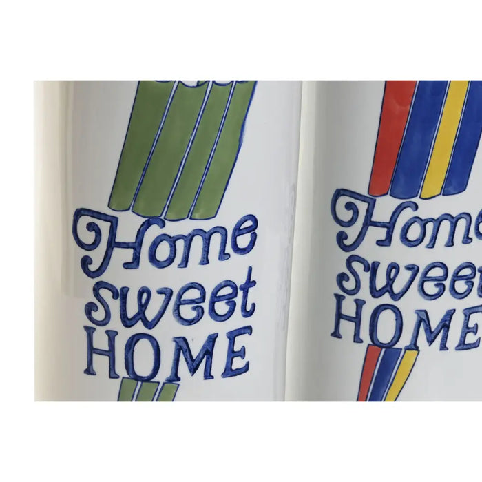 поставка за чадъри DKD Home Decor Многоцветен Град 19 x 19