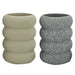 Поставка за четка за зъби Home ESPRIT Сив Сметана Dolomite