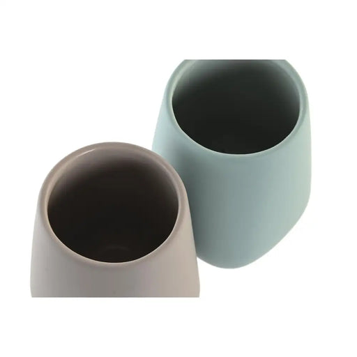 Поставка за четка за зъби DKD Home Decor Зелен Бежов