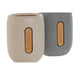 Поставка за четка за зъби Home ESPRIT Сив Сметана Dolomite