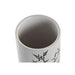 Поставка за четка за зъби DKD Home Decor Бял Черен каучук