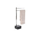 Поставка за кърпи DKD Home Decor Сребрист MDF Стомана (45 x