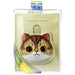 Поставка за карти Nimmy Big Eyed Pet 2.0 Cat Wallet - бежова