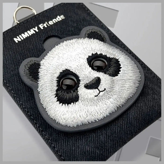 Поставка за карти Nimmy Big Eyed Pet 2.0 Cat Wallet - черна