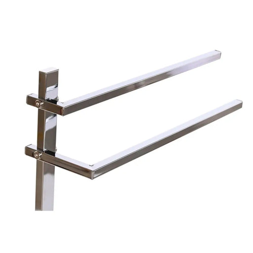 Поставка за кърпи DKD Home Decor Сребрист MDF Стомана (45 x