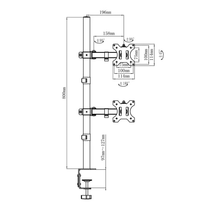 Поставка за монитор MacLean MC-967 27’’ 13’’