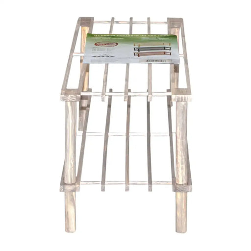 ПОСТАВКА ЗА ОБУВКИ MAXHOME 74Х29Х26 СМ. БЯЛ БОР