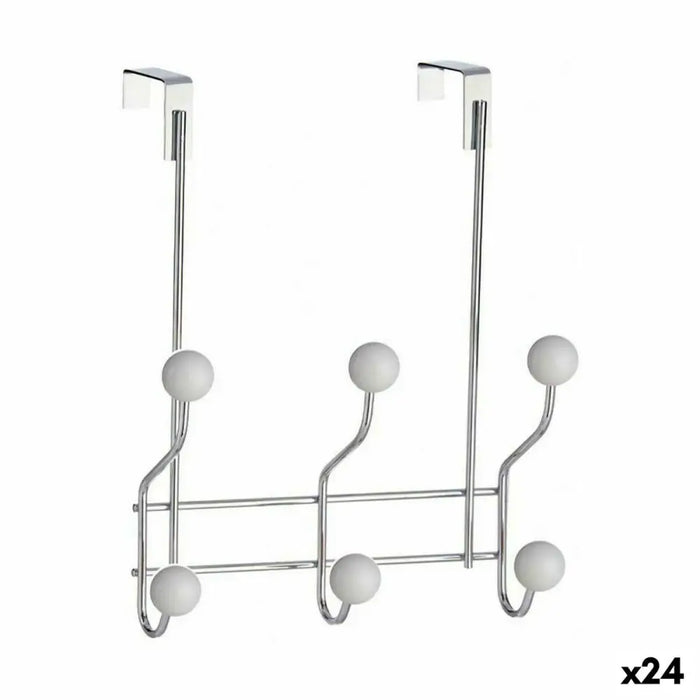 Поставка за Палта за Врата Berilo W4742-6H W4742-6H Бял