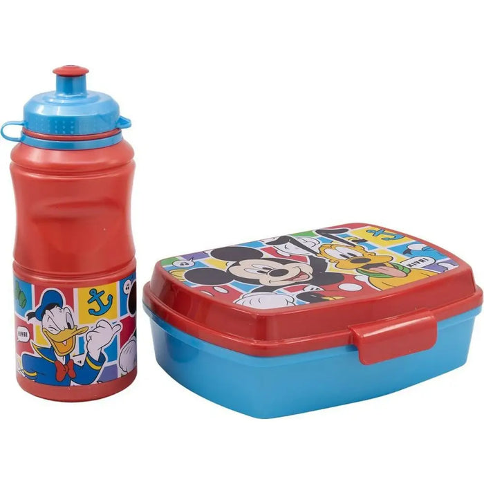 Поставка за Пикник с Включена Бутилка Mickey Mouse CZ11277
