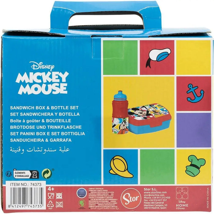 Поставка за Пикник с Включена Бутилка Mickey Mouse CZ11277