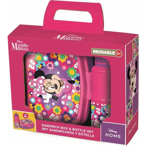 Поставка за Пикник с Включена Бутилка Minnie Mouse Bold