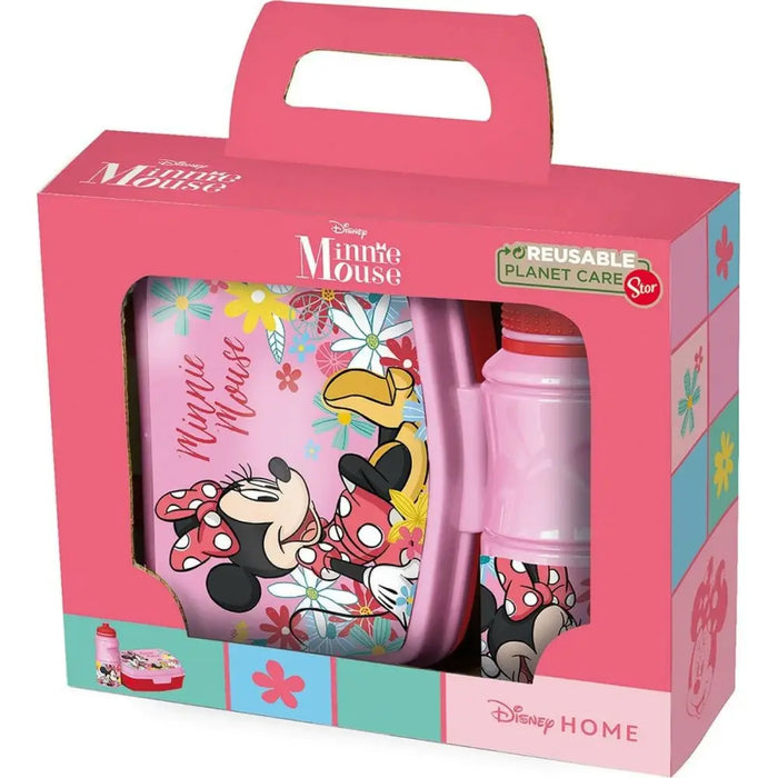 Поставка за Пикник с Включена Бутилка Minnie Mouse CZ11278