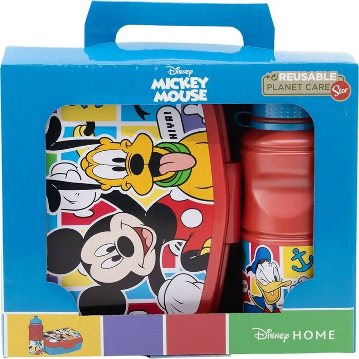 Поставка за Пикник с Включена Бутилка Mickey Mouse CZ11277