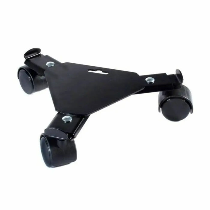 Поставка за Саксия с Колелца Nature Черен Метал (Ø 27/37 x