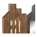 поставка за списания DKD Home Decor Бял Кафяв Метал Дърво