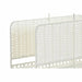 поставка за списания DKD Home Decor Бял Естествен Метал