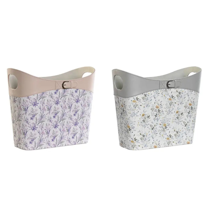 поставка за списания DKD Home Decor Бял Сив Люляк Светло