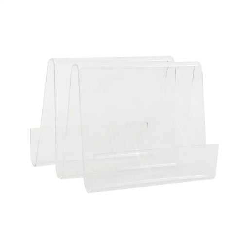 поставка за списания DKD Home Decor Прозрачен Акрилен (30 x