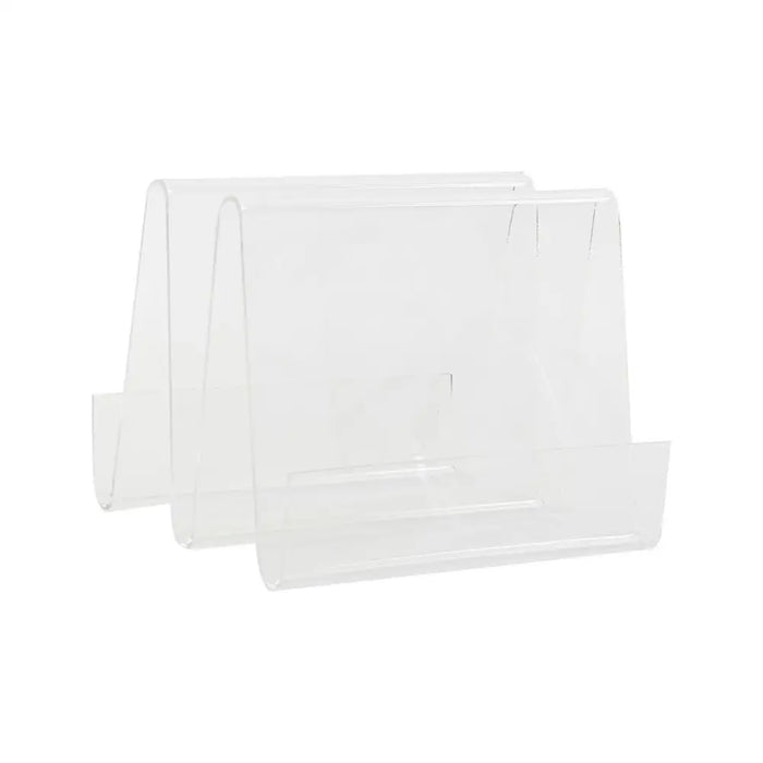 поставка за списания DKD Home Decor Прозрачен Акрилен (30 x