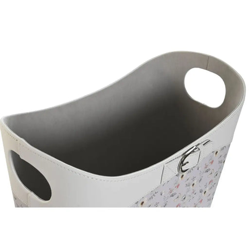 поставка за списания DKD Home Decor Син Бял Сив Светло
