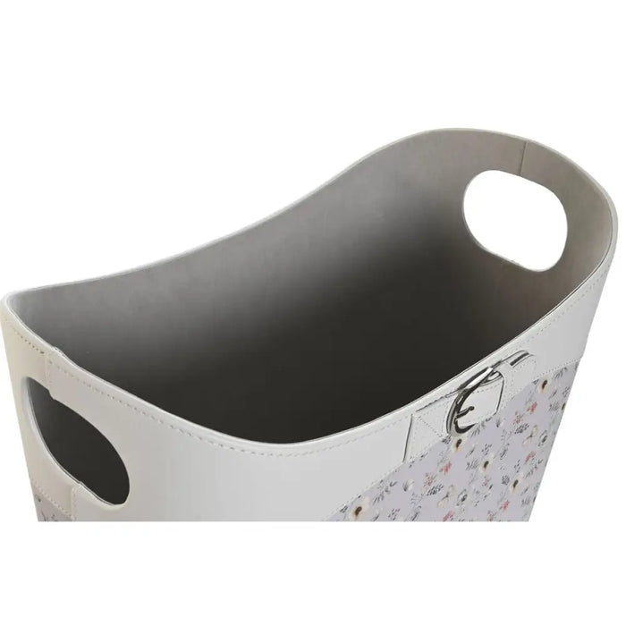 поставка за списания DKD Home Decor Син Бял Сив Светло
