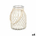 Поставка за свещ Gift Decor 22812W 22812W Бял Прозрачен