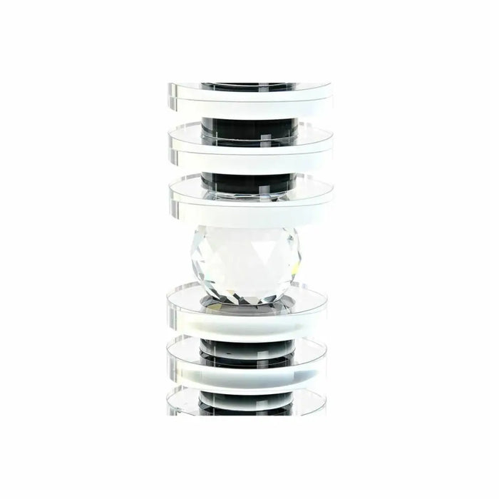 Поставка за свещ DKD Home Decor 6 x 6 x 28 cm Кристал Черен