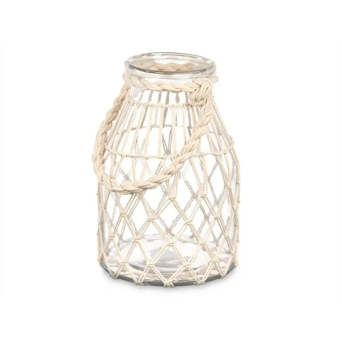 Поставка за свещ Gift Decor 22813W 22813W Бял Прозрачен
