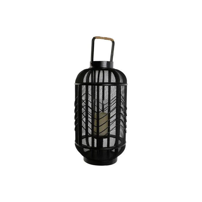 Поставка за свещ Home ESPRIT Черен Метал 25,5 x 25,5 x 46,5