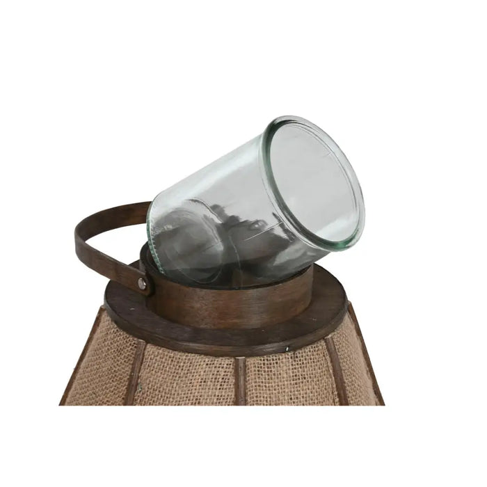 Поставка за свещ Home ESPRIT Естествен Юта Бамбук 36 x 36 x