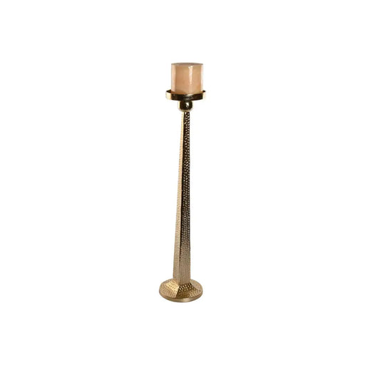 Поставка за свещ Home ESPRIT Златен Алуминий 18,5 X 18,5 X