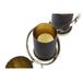 Поставка за свещ DKD Home Decor Кристал Алуминий (20 x 7 x