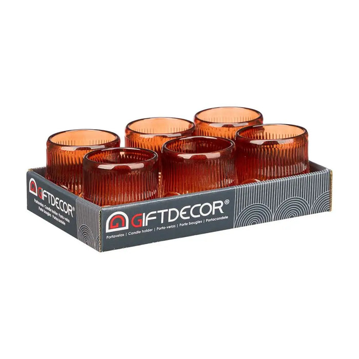 Поставка за свещ Gift Decor GJS7678BS-R GJS7678BS-R Оранжев