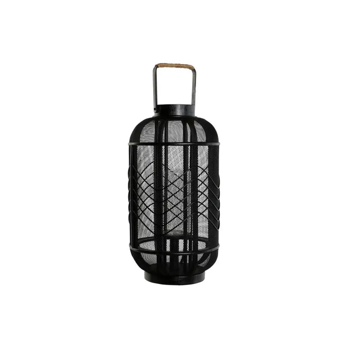 Поставка за свещ Home ESPRIT Черен Метал 25,5 x 25,5 x 46,5