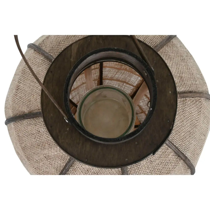Поставка за свещ Home ESPRIT Естествен Юта Бамбук 33 x 33 x