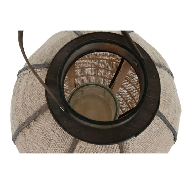 Поставка за свещ Home ESPRIT Естествен Юта Бамбук 34 x 34 x
