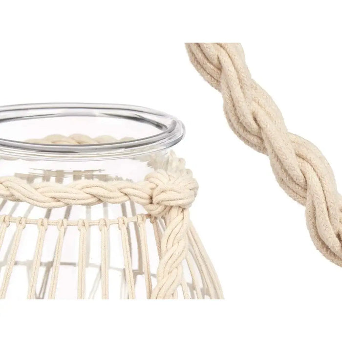 Поставка за свещ Gift Decor 22812W 22812W Бял Прозрачен