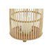 Поставка за свещ DKD Home Decor Кристал Бамбук (25 x 25 x