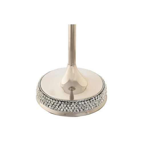 Поставка за свещ DKD Home Decor Сребрист Акрилен Алуминий
