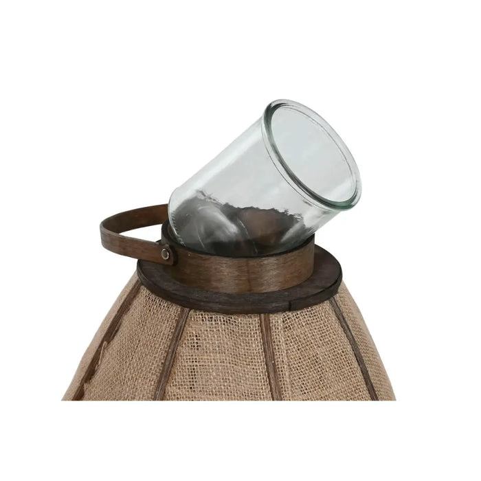 Поставка за свещ Home ESPRIT Естествен Юта Бамбук 34 x 34 x