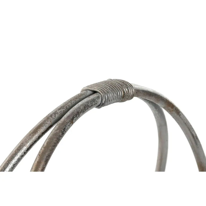 Поставка за свещ Home ESPRIT Сребрист Метал 38 x 16 x 38,5