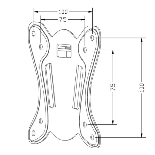 Поставка за телевизор MacLean MC 715A 27’’ 13’’ 25 kg