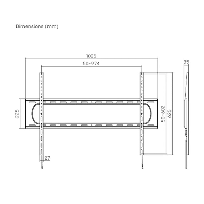 Поставка за телевизор TM Electron 60’’-120’’ 120 kg